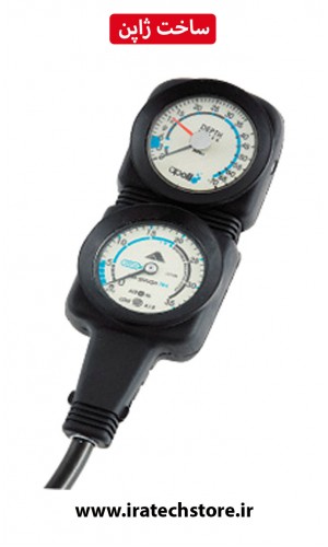 بایو کنسول غواصی دو قلو گیج فشار+ گیج عمق سنج مدل Bio-Gague  GD Cobra Nrx